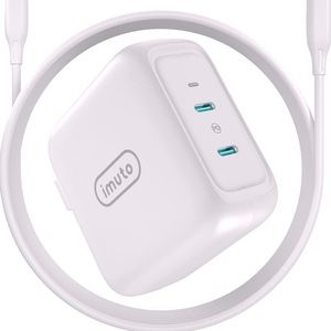IMUTO 90W GaN Ill Charger for Laptop (White)